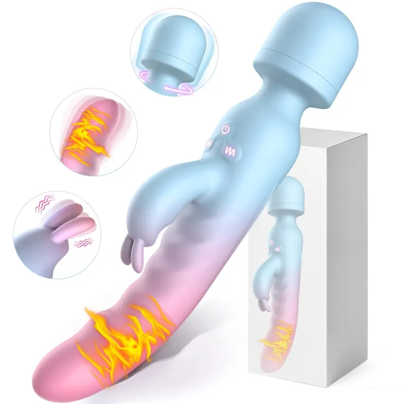 4 IN 1 Mode Dildos Vibrator AV Sex Machine Magic Wand Clitoris G Spot Stimulator Female Vagina Massager Woman Adults Sex Toy 18+