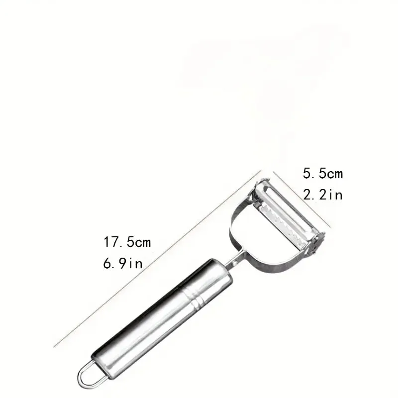 Stainless Steel Vegetable Peeler Multi Function Fruit Peeling Tool Potato Carrot Cucumber Shredder Kitchen Cooking Gadget — image 4