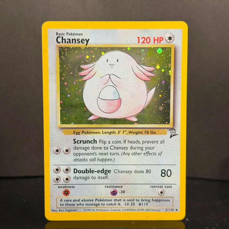 Pocket 2000 Base Set 2 OG Nostalgia Collectible Hitmonchan Scyther Clefable Pidgeot Mewtwo Traditional Holo Proxy — image 9