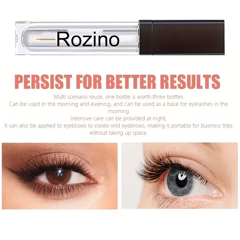 [Natural Eyelash Serum] Natural Nourishing Eyelash Serum - Slender and Curling Eyelashes Eye Cosmetics Gel Mascara Cream