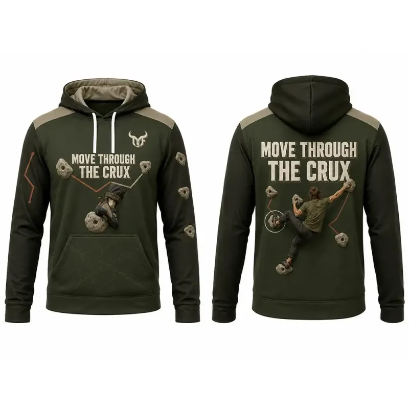 Bouldering Sport Grappling Point Print Hoodie Men's And Women's Outdoor Sport Pullover Autumn Casual Training Sports Sweatshirt β image 5