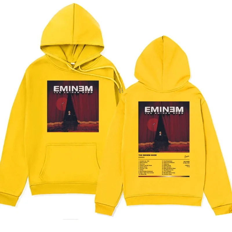 Eminem singer men's and women's hooded sweatshirts 90s retro Harajuku clothing casual hoodies fashionable hooded sweatshirts — image 10