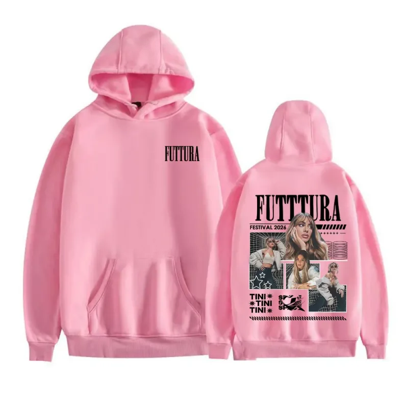 Tini Stoessel Futtura Album 2026 Merch Hoodies Men Women Clothing Vintage Aesthetic Sweatshirt Cozy Fleece Long Sleeve Pullovers — image 7