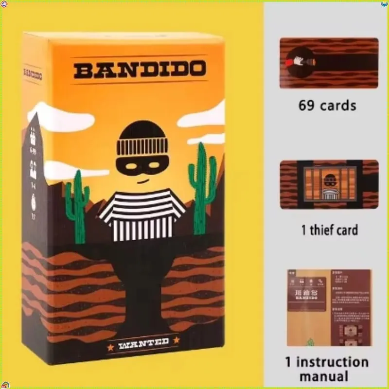 2026 Bandido Bandida Board Game 1-4 Players Strategy Puzzle Card Game For Kids & Adults Party Family Fun Strategy Game — image 5