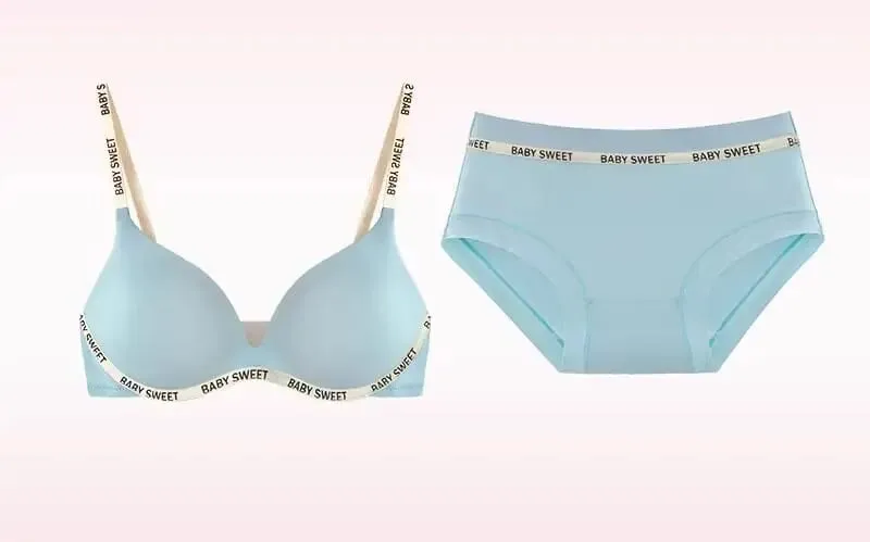 Vibrant Dopamine Color Seamless Wirefree Push Up Bra Panty Set Soft Comfy Sexy Lingerie Underwear For Women 32‑38AB — image 15