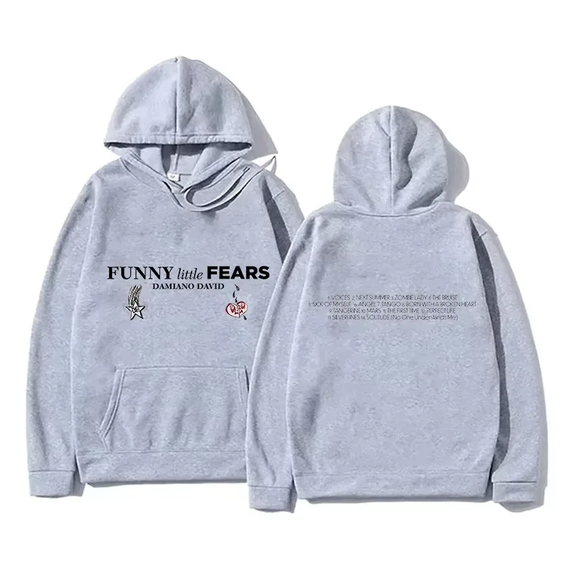 Little Fears Hoodies Men's Clothing Fashion Women Harajuku Aesthetic Graphic Hoodies High Street Sweatshirts — image 4