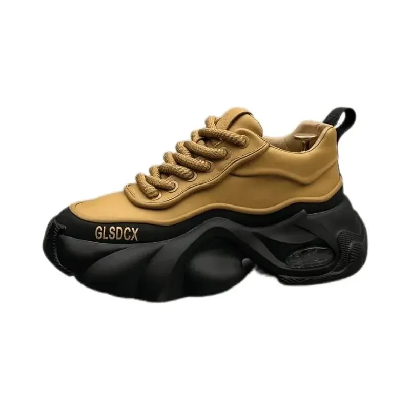 Designer Style Men Shoes Autumn Fashion Comfortable Men's Thick Platform Sneakers Casual Shoes Sports Trainers Tenis — image 6
