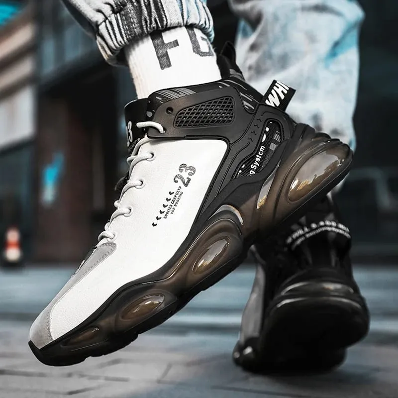 Men's Outdoor Casual Sports Shoes Running Shoes Comfortable Breathable Leather Upper Durable Rubber Sole — image 3