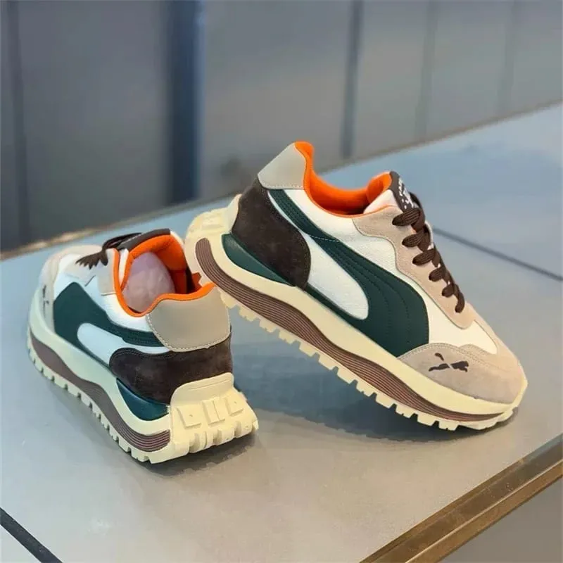 2025 Casual Shoes Men's Sports Sneakers Street Casual Platform Shoes Soft and Comfortable Non-slip Fashion Men's Shoes — image 7