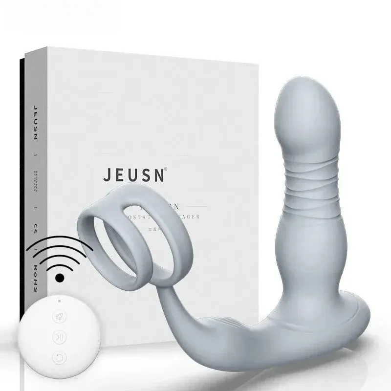 2026 Male Prostate Massager Vibrator Thrusting Anal Butt Plug Dildo Sex Toys for Men Remote Control Electric Butt Plug Adult 18+ — image 6