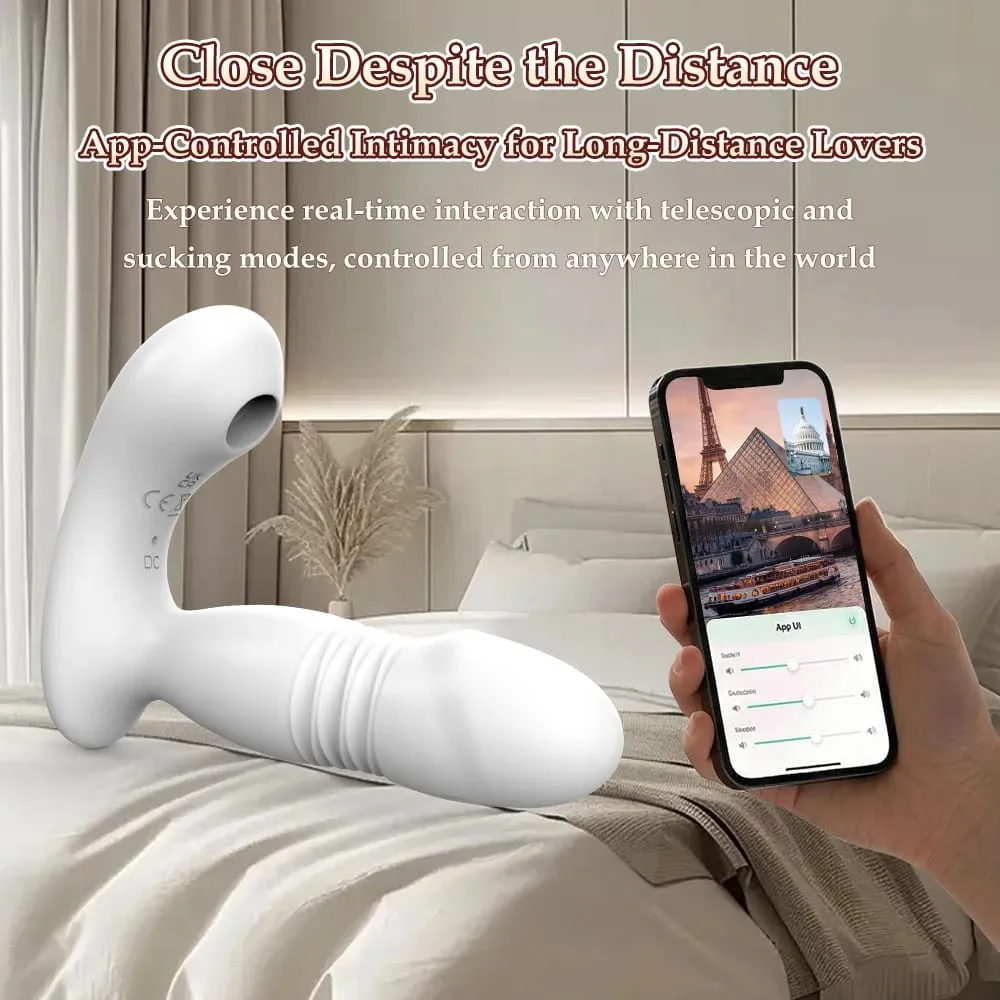 Thrusting Dildo Upgraded Sex Toy 9 Frequency Vibrating G Spot Clit Nipple Wearable Vibrator Adult Sex Toys for Female Couple — image 4