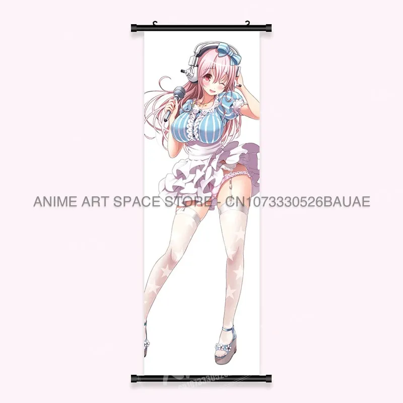 Video game Wall Artwork Canvas Scrolls Picture Anime Movie Role Poster Hanging Painting Print Home Decoration For SUPER SONICO