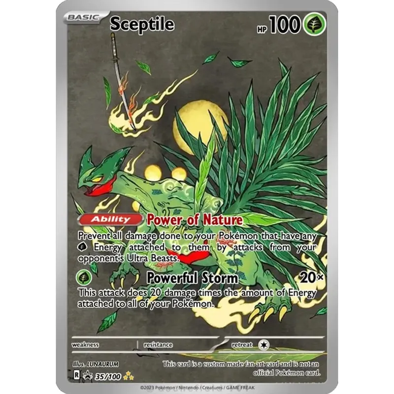 DIY Collection Cards Lucario Secptile Absol Gyarados Self Made Single Card Classic Game Anime Card Gift Toy