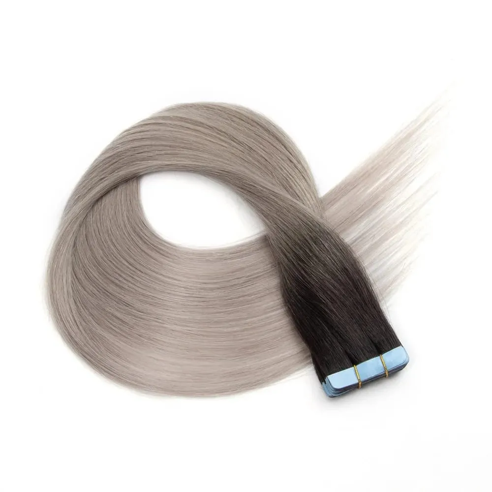 Real Human Hair Tape in Extensions 16'' 20'' Natural Straight High Light Seamless Tape Hair On Double Sided Tape 20pcs 30g/pack — image 9