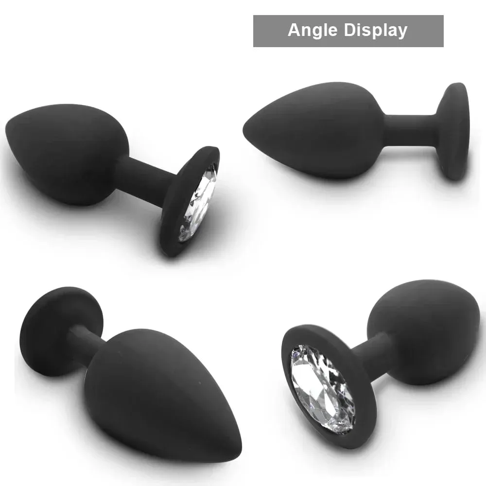 Anal Toy Soft Silicone Anal Plug Mini Bullet Vibrator Butt Plug Men Women Gay Couples Anal Prostate Stimulator Sex Toy for Adult — image 2