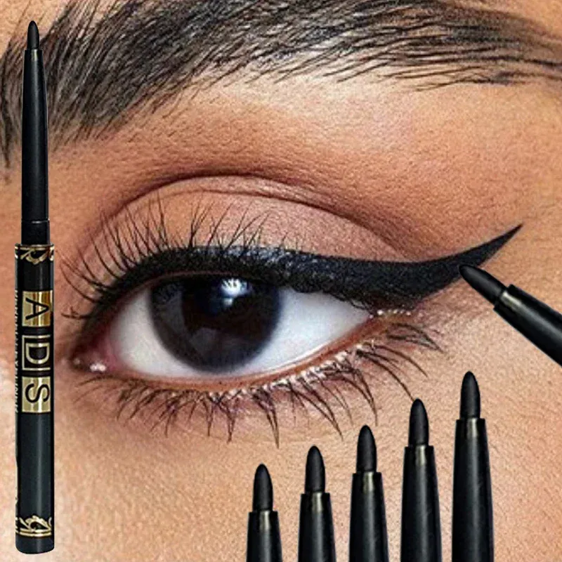 Αυτόματο Gel Eyeliner Μολύβι Αδιάβροχο Μαύρο Μάτι Liner Twist-Up No Sharpening Easy Glide Μακιγιάζ για γυναίκες — image 3