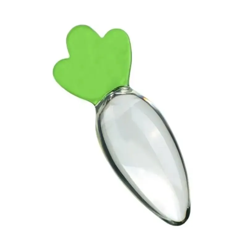 New Carrot Glass Anal Plug For Women Butt Plugs Penis Nightlife Anus Dildo Adult Masturbation Adult Gay Sex Toys Lover Gifts — image 1
