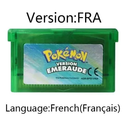 GBA Game Pokemon Series Video Game Cartridge Console Card Pokemon Emerald FireRed Ruby LeafGreen Sapphire Multi-language — image 17
