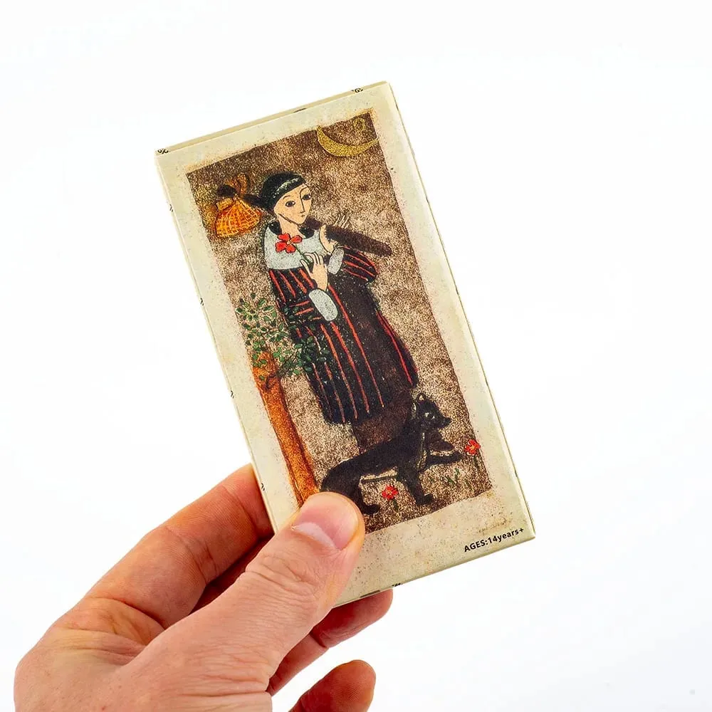 11*5.5cm 78-Card Deck Italian Hand-Painted Style Tarot Cards – La Corte Dei Tarocchi — image 1