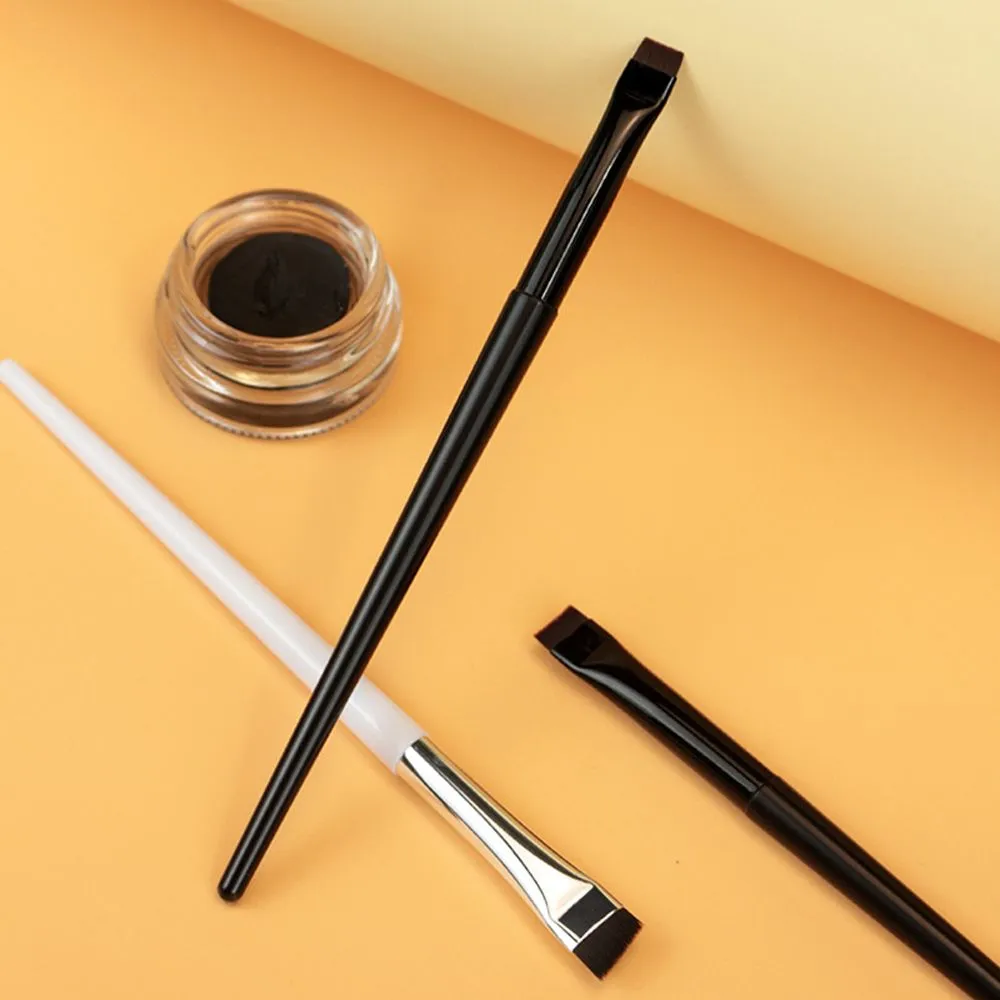Up Tool Oblique Cosmetics Brush Beauty Blade Makeup Borstar Liner Brow Brush Vinklad Fin Eyeliner Borstar Platt ögonbrynsborste — image 4