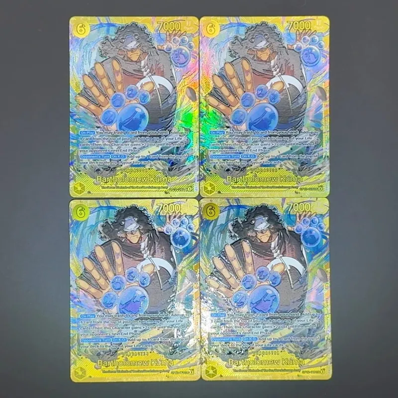 One Piece TCG OPCG English Bartholomew Kuma Card OP12-119 Textured Foil Card Anime Collectible Cards