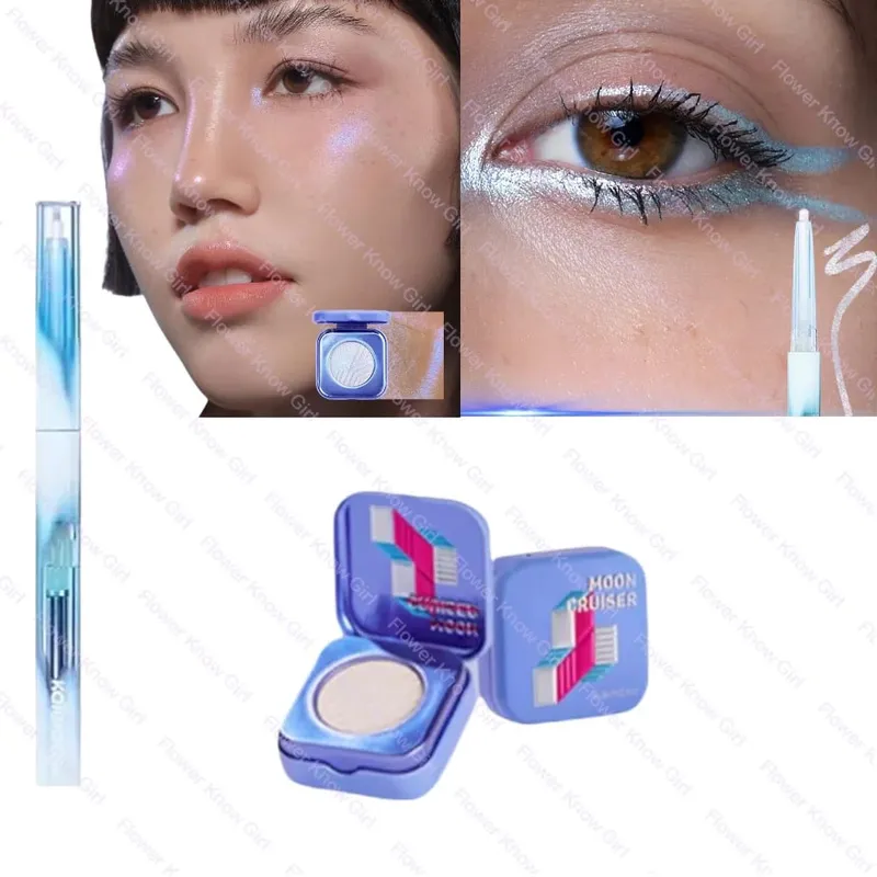 칼레이도 카멜레온 페이스 아이 메이크업 세트 젤 아이라이너 펜슬 카멜레온 아이섀도 하이라이터 크롬 글리터 다이아몬드 파우더 — image 17