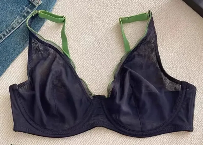 Ensemble de Lingerie Non rembourré pour femmes soutien-gorge Push Up bonnet complet soutien-gorge Push Up léger d'été pour femmes soutien-gorge de soutien Ultra mince meilleur vendeur — image 18