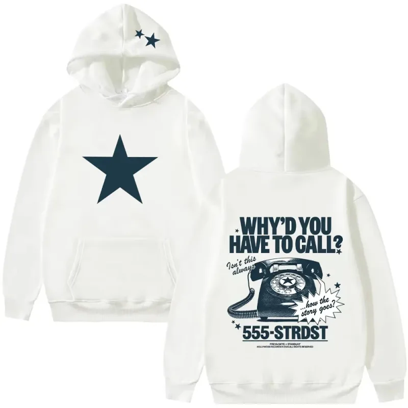 Freya Skye Hoodie Vintage Cartoon Print Hoodies Women Men Casual Long Sleeve Hooded Sweatshirts High Street Y2K Streetwear — image 6