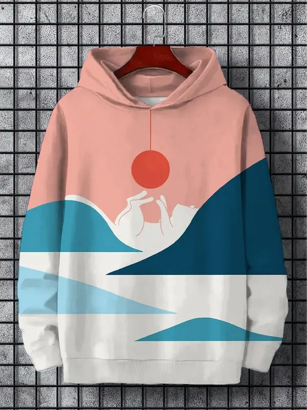 New Autumn And Winter Men's 3D Print Hoodies Japanese Harajuku Fashion Casual Sports Hooded Anime Beast Pattern Man Hoodie — image 9