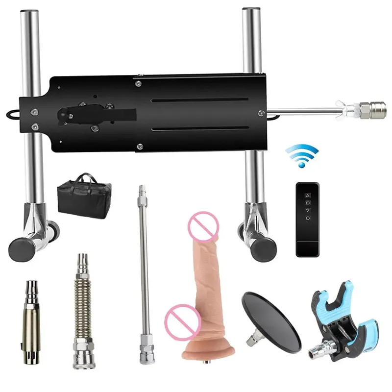 Frissítse a szexgépet távirányítóval Super Silent Ultra állítható Vac U Lock 30db 70W Love Machine ingyenes Big D-vel