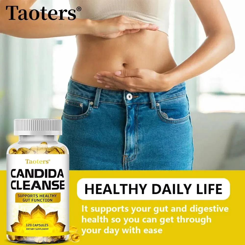 Candida Cleanse - Detoksifikasi Pembersihan Hati Menyokong Kesihatan Usus Pembersihan Usus Meningkatkan Tenaga 120 Kapsul — image 2