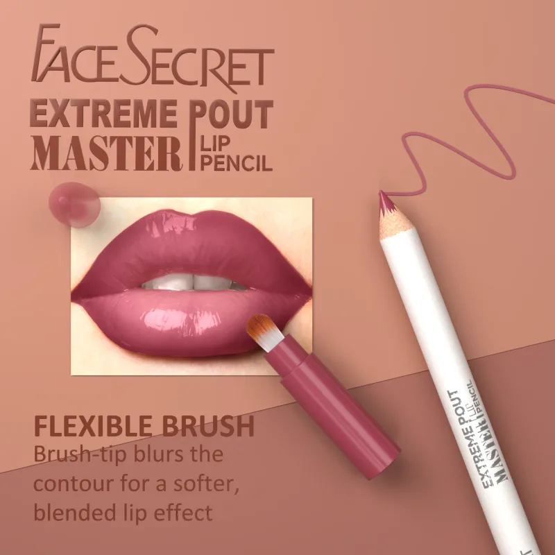 Pen Pelapik Bibir Matte 15 Warna Dengan Berus Pensil Matte Baldu Kalis Air Tahan Lama - Kit Solek Aplikasi Licin Solek Bibir — image 4