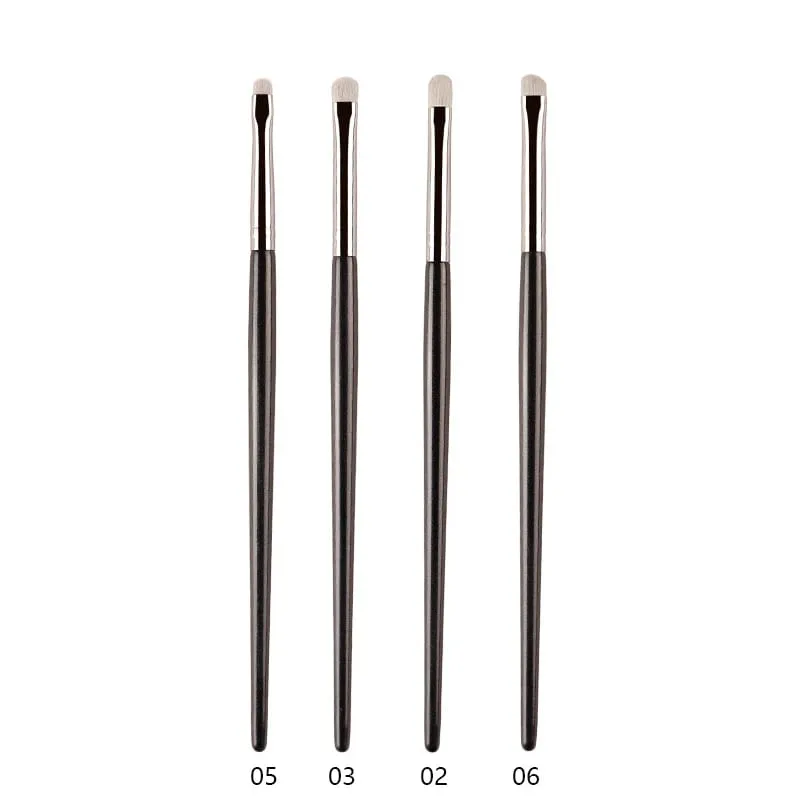 1ks White Pony Hair štětce na make-up na oční stíny Small Smudge Precision Crease Detail Bevel Eye Shadow Make up brush Liner Lip
