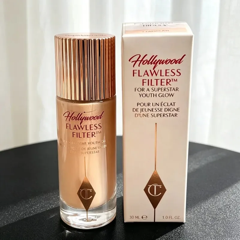 Charlotte Tilbury Lip Stick Liquid Foundation Highlighter Pressed Powder Blush Facial Spot Concealer Foundation Makeup Cosmetics — image 9