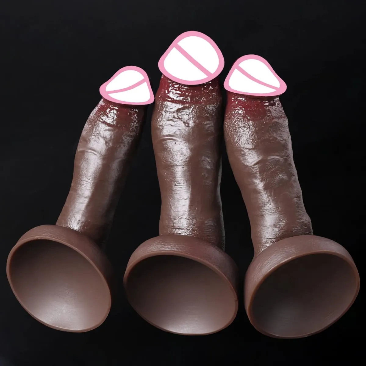 Consolador grueso realista y barato para hombres y mujeres, masturbadores Gay, pene de silicona, ventosa grande, tapón Anal para pene, juguete sexual — image 5