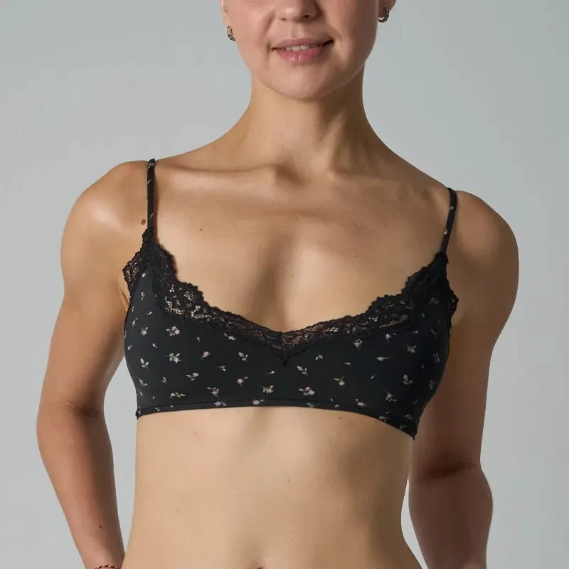 Cute Lace Bra Solid Set Women Free Combination Adjustable-strap Bras+Low Waist Panties Chic Simple High Elasticity Lingerie Sets