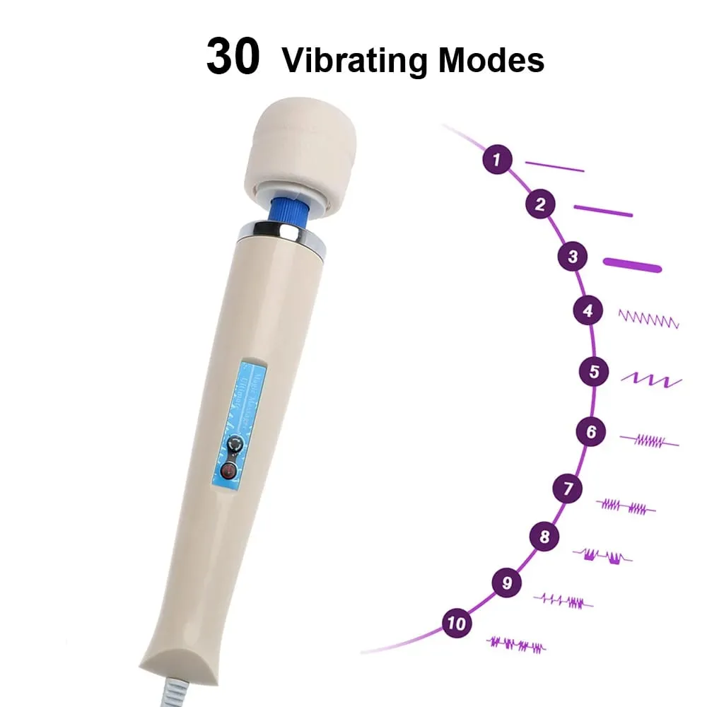 Wired Magic Wand Strong Vibration Big Vibrators For Women Breast Enlargement Clit Nipple Stimulator Sex Toys Female Masturbator — image 3