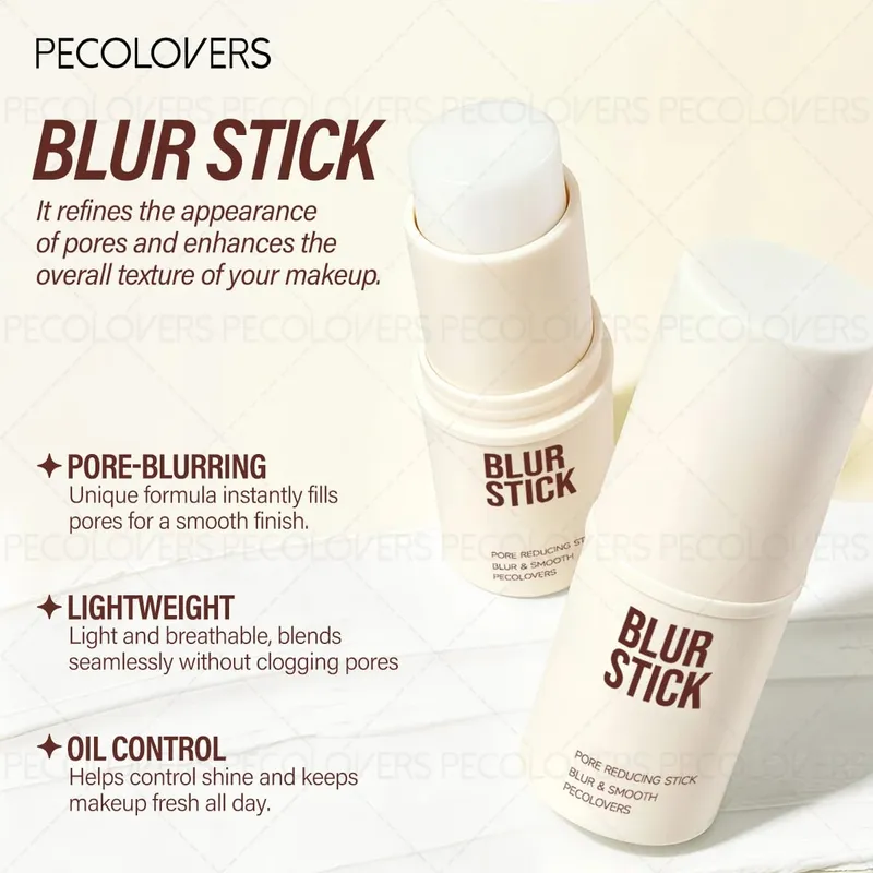6 ชิ้น/เซ็ต All-in-One Face Base Kit Pore Minimizing Primer Stick คอนซีลเลอร์ 3 สีพร้อมแปรงรองพื้นแบบไม่มีน้ำมัน — image 6