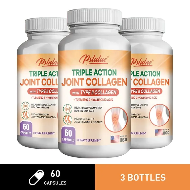 Triple Action Joint Collagen with Type II Collagen - Promotes Joint Health & Comfort Relieves Pain Rebuilds Preserves Cartilage — image 10