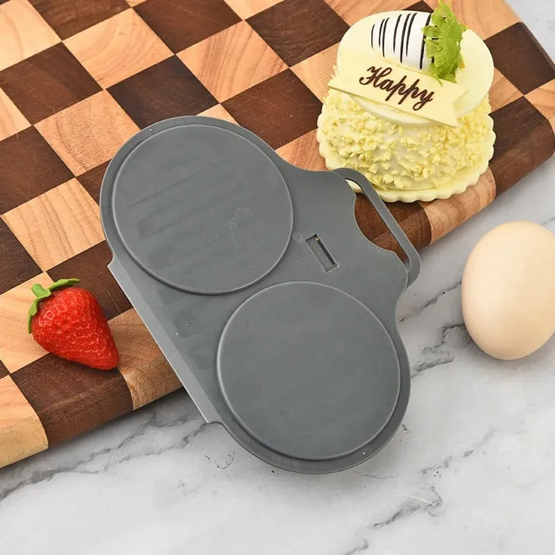 Pentola a vapore per microonde a doppia cavità Cuociuova Friggitrice in plastica per alimenti Stampo per cottura a vapore per uova Accessori da cucina Utensili da cucina