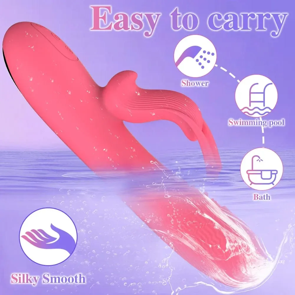 Rabbit Vibrator Women Panties Vibrator G-Spot Vagina Clitoris Dual Vibration Stimulator Female Masturbator Sex Toy for Women 18+ — image 5