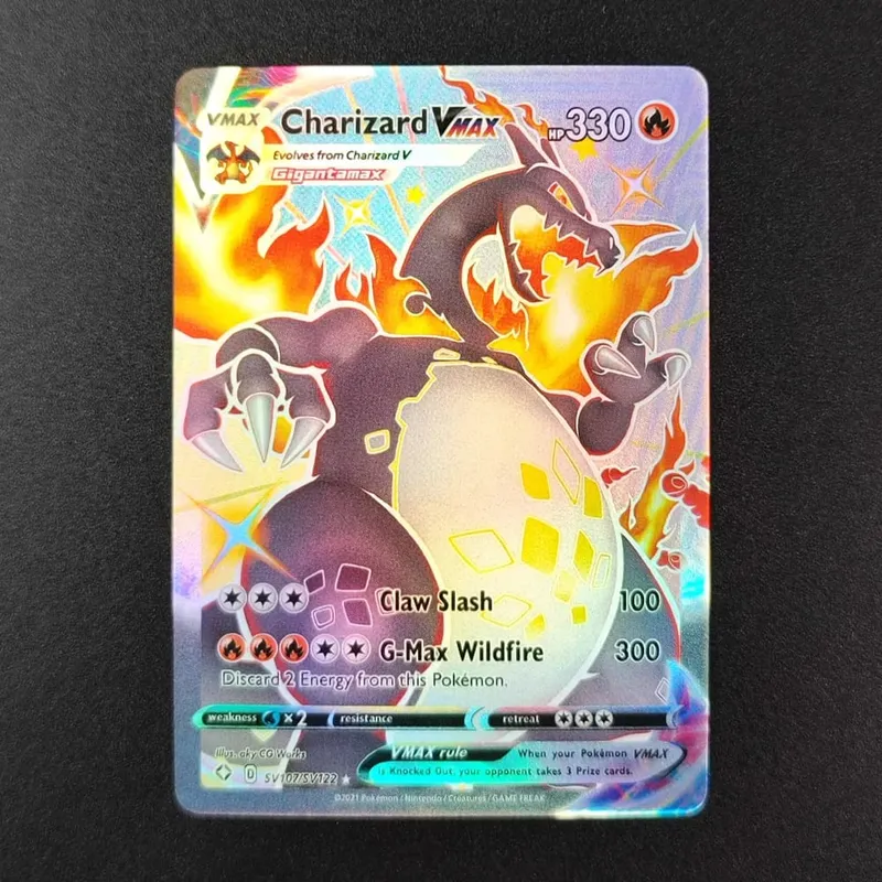 DIY Pokemon Cards Mega Charizard X EX PFL EN 130/094 125/094 Hyper Rare Collectibles PTCG Trading Card — image 9