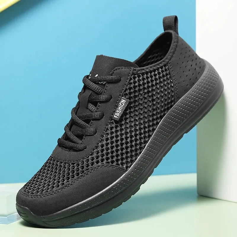 Fashion Men's Sneakers Lightweight Breathable Air Mesh Casual Running Shoes Non Slip Comfortable Slip on Sneakers for Men Tenis — image 3
