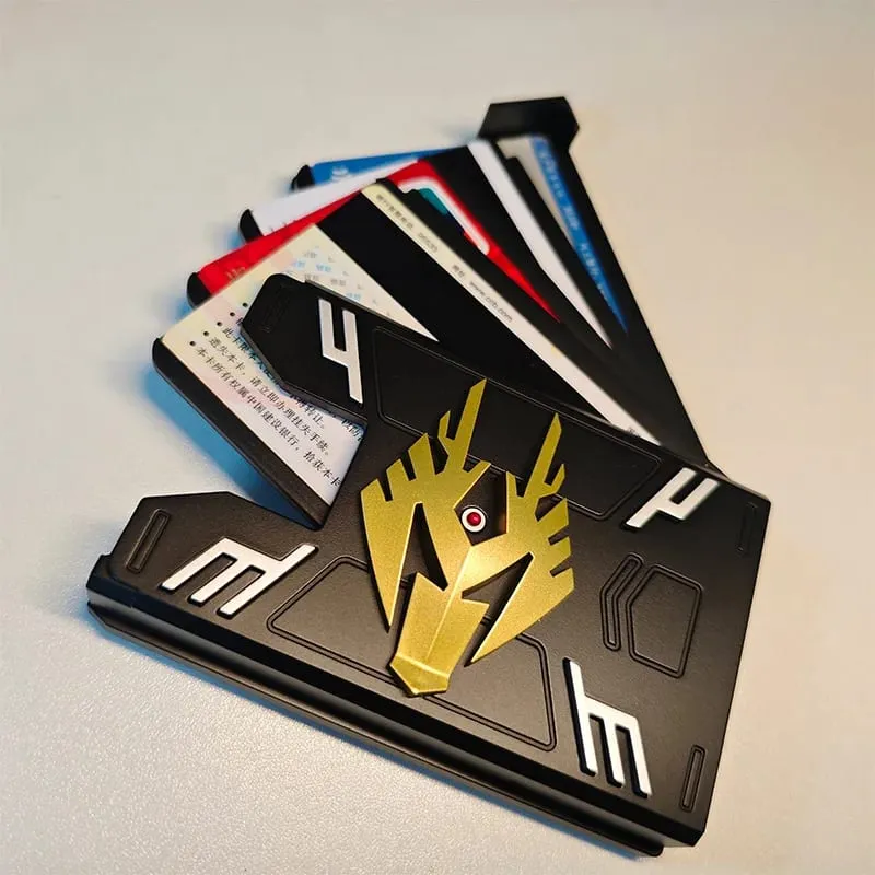 2026 New Expandable Card Holder Kamen Rider Ryuki Ryuga Foldable ID Badge Case for Kids Card Storage Anime Collection Gift Toy — image 3