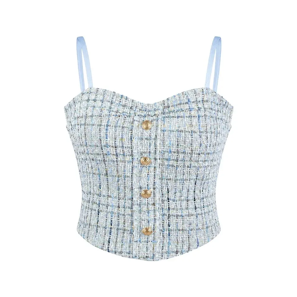 Casual Elegant Summer Tank Tops Slim Underwear Cami Top Shirt Sleeveless Chest Halter Vest Corset for Women — image 11