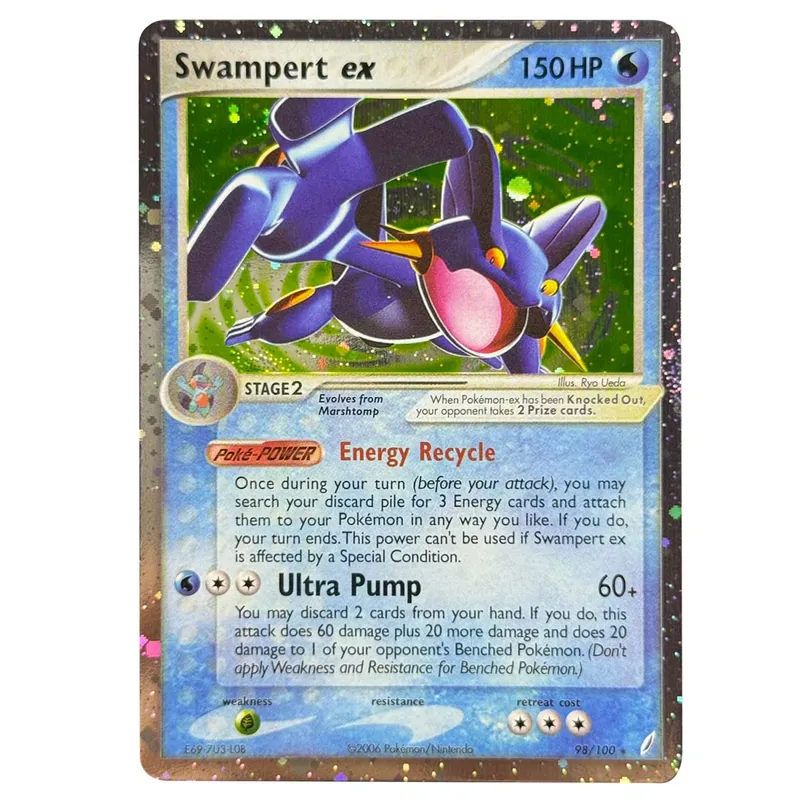 Proxy Cards Holographic Emerald Cacturne Rayquaza Hidden Legends Kyogre Crystal Guardians Alakazam Star Flareon Metagross — image 17
