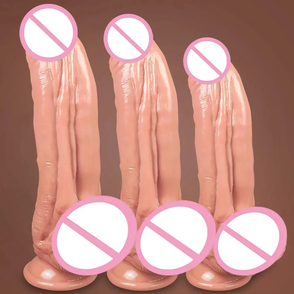 Consolador grueso enorme de diámetro, consoladores de silicona realistas, ventosa fuerte, juego Anal, consolador gigante de punto G, Juguetes sexuales anales para mujeres y hombres — image 2