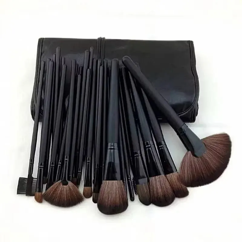 Gift Bag Of 24 pcs Makeup Brush Sets Professional Cosmetics Brushes Eyebrow Powder Foundation Shadows Pinceaux Make Up Tools — image 13