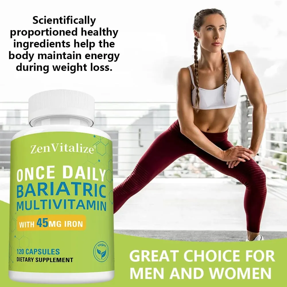 Daily Multivitamin & Minerals Capsules with Iron Immunity Energy Hair Skin & Nail Support Nutrition After Bariatric Surgery — image 6