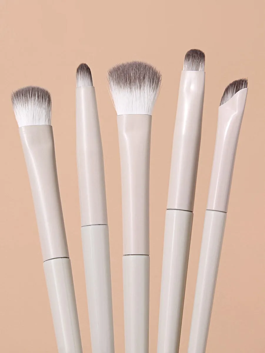 6Pcs Makeup Brushes Set 2Pcs Makeup Sponge Soft Cosmetic Brush for Blush Eyeshadow Concealer Contour Face Make Up Beauty Tool